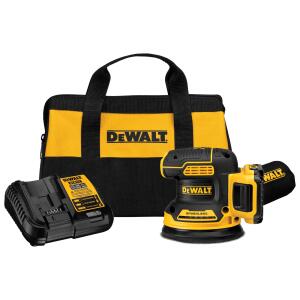 DEWALT20V MAX XR 5-inch Cordless Brushless Random Orbital Sander w/ (1) 20V Battery 2.0Ah and Charger