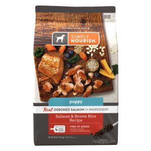 Simply Nourish Dry Puppy Food - Salmon & Brown Rice 30lb