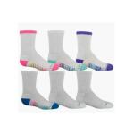 Fuit Of The Loom Crew Socks 4-10 6 Packs Assorted