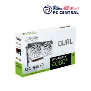 ASUS GeForce RTX 4060 Ti Dual White OC 8GB Graphics Card