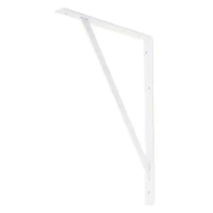 Everbilt 18 in. x 16 in. Heavy-Duty Shelf Bracket White