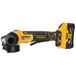 DEWALT 20V MAX XR 4.5-inch Cordless Brushless Paddle Switch Small Angle Grinder (w/ (2) 6.0Ah Batteries DCG413R2)