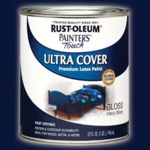 Rust-Oleum Painter's Touch - 32 oz. Ultra Cover Gloss Navy Blue General Purpose Paint