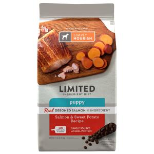 Simply Nourish Limited Ingredient Puppy Food - Salmon & Sweet Potato 11lb