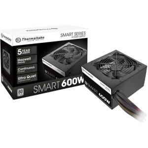 Thermaltake Smart 600W 80 PLUS Power Supply