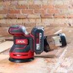 SKIL PWR CORE Variable Random Orbital Cordless Sander 20 Volts with Dust Management