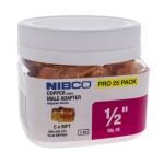 Nibco 1/2" Copper Male Adapter ( 25 Pk-Jar)