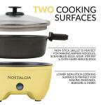 Nostalgia Non-Stick Electric Skillet yellow