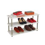 ClosetMaid 18 by 31.5 Inch 3 Tier 12 Pair White Wood Shoe Organizer