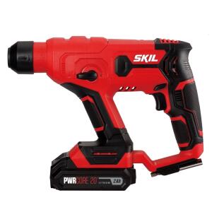 SKIL PWR CORE SDS-plus Variable Cordless Rotary Hammer Drill, 20-volt (Includes Battery and Charger)