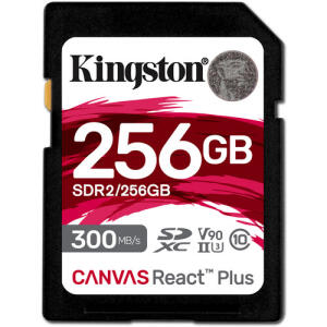 Kingston 256GB Canvas React Plus UHS-II SDXC Memory Card