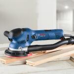 Bosch 120V 7.5 Amp Variable Random Orbital Corded Sander with Dust Managemen