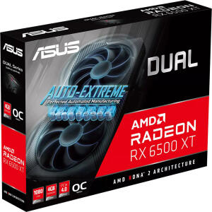 ASUS Dual Radeon RX 6500 XT OC Gaming GPU