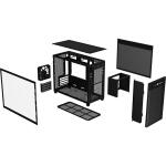 ASUS Black Prime AP201 Micro-ATX Tempered Glass Case