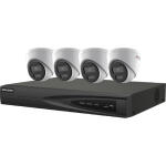 Hikvision EKI-K41T44C 4-Channel 8MP NVR with 1TB HDD & 4 ColorVu 4MP Night Vision Turret Cameras Kit