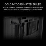 ASUS A21 Mid-Tower - Stylish and Compact PC Case