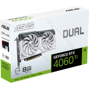 ASUS GeForce RTX 4060 White Ti Dual 8GB Graphic Card