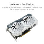 ASUS GeForce RTX 4060 White Ti Dual 8GB Graphic Card