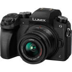 Panasonic Lumix G7 Mirrorless Camera with 14-42mm and 45-150mm Lenses (Black)