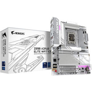 Gigabyte Z890 AORUS ELITE WIFI7 ICE (Snow White) ATX Motherboard