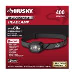 Husky 400LM Dual Recharchable Headlamp