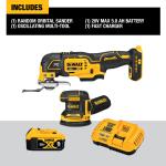 DEWALT 2-Tool Combo Kit 20V MAX XR Cordless Woodworking - DCK202P1