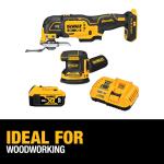 DEWALT 2-Tool Combo Kit 20V MAX XR Cordless Woodworking - DCK202P1