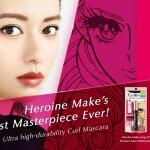 KISSME HM Long Up Mascara Super Waterproof 01 Black, Super Lengthening Fiber for Even Long and Curl