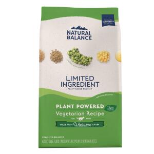 Natural Balance Adult Dry Dog Food - Vegetarian 24lb