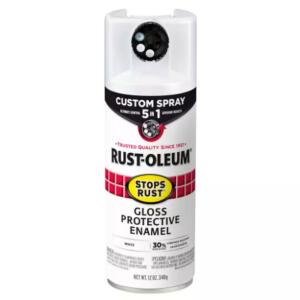 Rust-Oleum Stops Rust - 12 oz. Custom Spray 5-in-1 Gloss White Spray Paint