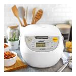 Tiger Electric Rice Cooker/Warmer 5.5 Cups Cookbook included