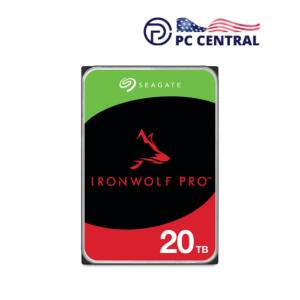 Seagate 20TB IronWolf Pro 7200 rpm SATA III 3.5" Internal NAS HDD (CMR) 