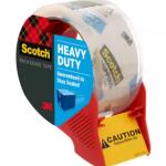 Scotch - 1.88 in. x 54.6 yds. Heavy Duty Shipping Packaging Tape with Dispenser (2-Pack)