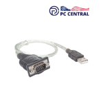 Manhattan USB 1.0/1.1 to Serial Converter (18")