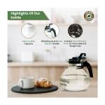 Stovetop Whistling Kettle Glass