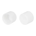 Everbilt1-1/4 in. Long, 1-1/4 in. Width White Closet Rod End Caps(2-Pack) (EH-WSTHDUS-355)