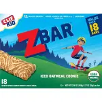 CLIF Kid ZBAR Organic Iced Oatmeal Cookie Snack Bars 18ct