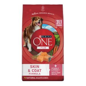 Purina ONE® +Plus SmartBlend Adult Dog Dry Food - Salmon, No Artificial Preservatives, With Vitamins 31.1lb