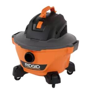 RIDGID 6 Gallon 3.5 Peak HP NXT Wet/Dry Shop Vacuum with Filter, Locking Hose and Accessories