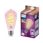 Philips Amber and Full Color ST19 25W Equivalent Dimmable Smart Wi-Fi