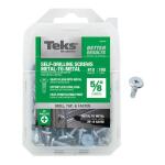 #10 x 5/8 in. Phillips Pancake Head Self Drilling Screws (190-Pack) By Teks