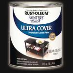 Rust-Oleum Painter's Touch - 32 oz. Ultra Cover Semi-Gloss Black General Purpose Paint