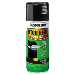 Rust-Oleum Specialty - 12 Ounce High Heat Ultra Semi-Gloss Black Spray Paint