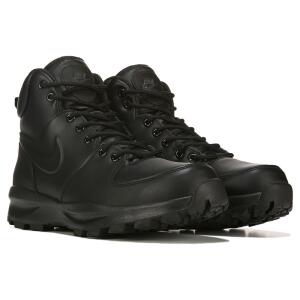 Nike Men's Manoa Leather Lace Up Boot Black/Black