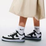 Nike Women's Court Vision Low Sneaker Black/White