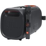 JBL PartyBox On-The-Go Essential - Portable Speaker with Lights, Wireless Mic, Pro Sound, IPX4, 6H Playtime, Shoulder Strap