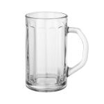 Circleware Glass Beer Mugs with Handle 2 piece/410 ml/Lf-603