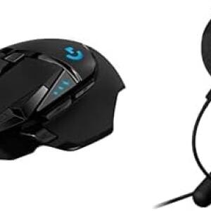  Logitech G502 Hero Wired Gaming Mouse and Yeti Orb RGB Gaming Microphone Combo