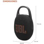 JBL Clip 5 - Ultra-Portable Waterproof Bluetooth Speaker with Punchy Bass and 12-Hour Playtime (Black)