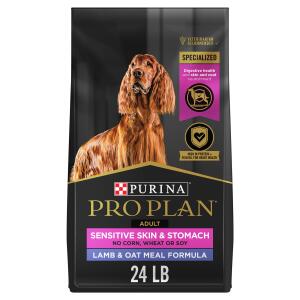 Purina Pro Plan Sensitive Skin & Stomach Adult Dry Dog Food - Lamb & Oat Meal 24lb